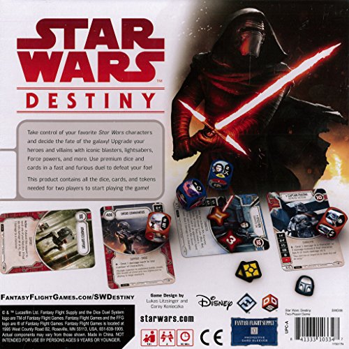 Fantasy Flight Games ffgswd08 Juego de Star Wars Destino 2-Player