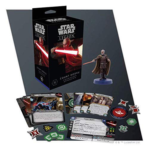 Fantasy Flight Games FFGSWL45 Star Wars: Legion Count Dooku Commander Expansion, Mixed Colours
