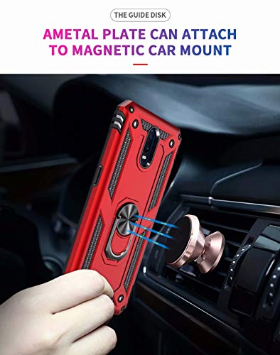 FanTing Funda para Honor X10 MAX 5G,Soporte Plegable, A Prueba de Choques，Carcasa a Prueba de Golpes TPU+PC Case para Honor X10 MAX 5G -Negro