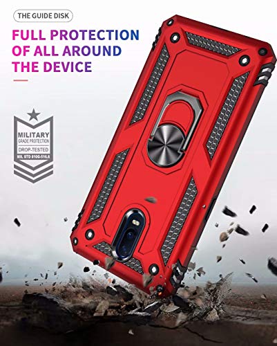 FanTing Funda para Honor X10 MAX 5G,Soporte Plegable, A Prueba de Choques，Carcasa a Prueba de Golpes TPU+PC Case para Honor X10 MAX 5G -Negro