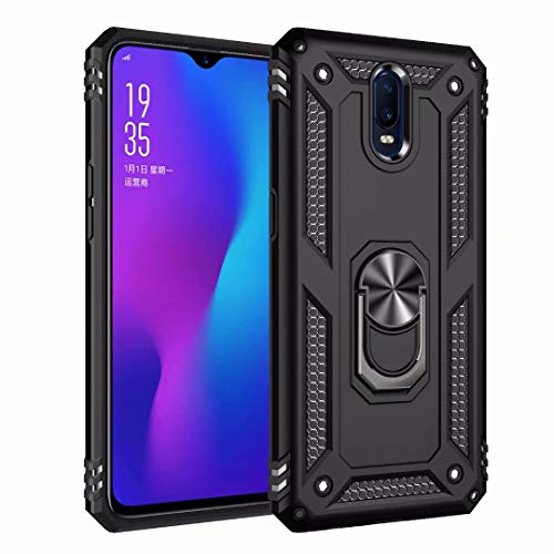 FanTing Funda para Honor X10 MAX 5G,Soporte Plegable, A Prueba de Choques，Carcasa a Prueba de Golpes TPU+PC Case para Honor X10 MAX 5G -Negro