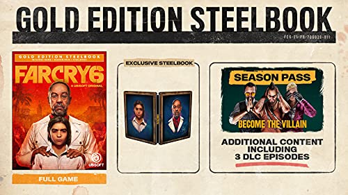 Far Cry 6 SteelBook Gold Edition for PlayStation 4 [USA]