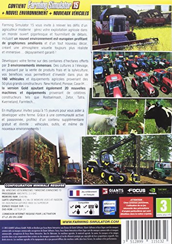 Farming Simulator 15 - Édition Gold [Importación Francesa]