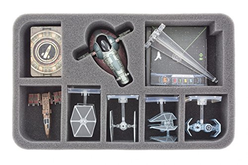 Feldherr Mini Plus Case for X-Wing Scum and Villainy, Star Ships and Slave 1