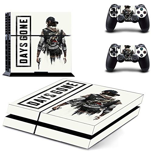 FENGLING Etiqueta engomada de la Piel de Game Days Gone Ps4 para Consola Dualshock Playstation 4 y 2 Pieles de Controlador Ps4 Pegatinas de Vinilo