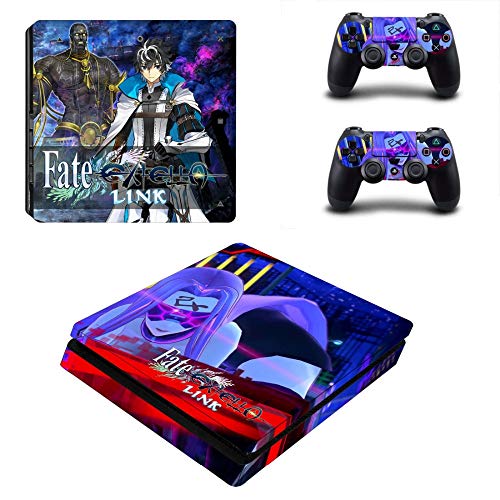 FENGLING Fate Extella Link Ps4 Slim Skin Sticker Calcomanía para Playstation 4 Consola y Controlador Ps4 Slim Skins Stickers Vinilo