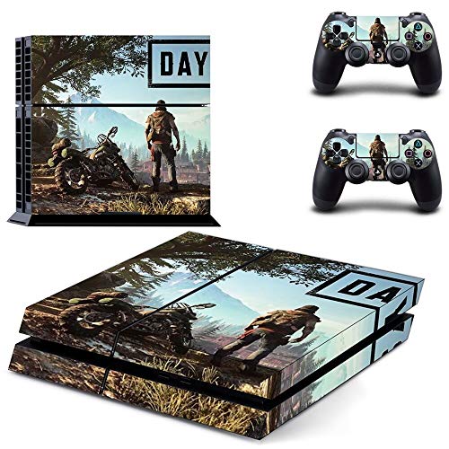 FENGLING Game Days Gone Ps4 Skin Sticker Calcomanía para Playstation 4 Consola y 2 Controladores Skin Ps4 Sticker Vinilo