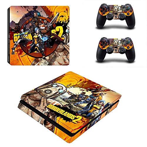 FENGLING Juego Borderlands 3 Ps4 Slim Skin Sticker Decal para Sony Playstation 4 Consola y Controlador Ps4 Slim Skin Sticker Skin Vinyl