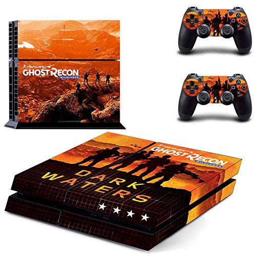 FENGLING Tom Clancy'S Ghost Recon: Wildlands Ps4 Skin Sticker Calcomanía para Playstation 4 Consola y Controlador Skin Ps4 Sticker Vinilo