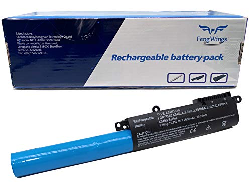FengWings® A31N1519 11.25V 2600mAh bateria reemplazar por ASUS X540 X540LA X540LJ X540SA X540SC X540YA X540S F540 F540L F540LA F540S F540SA F540Y R540 R540L R540LA R540S R540SA R540Y