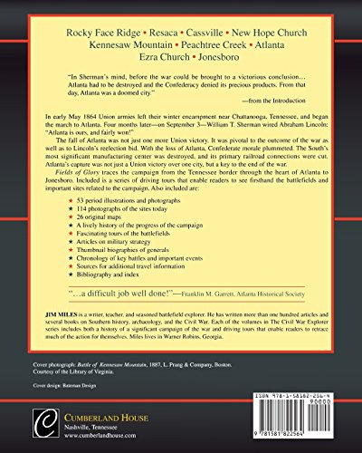 Fields Of Glory: A History and Tour Guide of the War in the West, the Atlanta Campaign, 1864: 2 (Civil War Explorer Series)