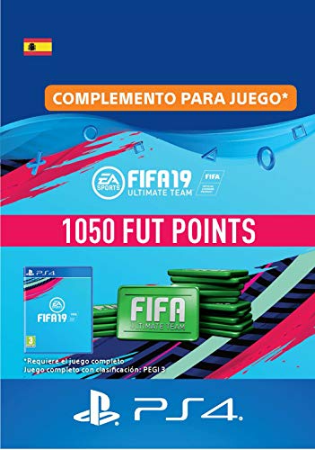 FIFA 19 Ultimate Team - 1050 FIFA Points | Código de descarga PS4 - Cuenta española