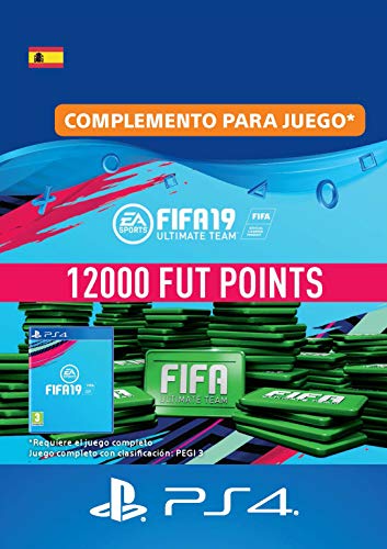 FIFA 19 Ultimate Team - 12000 FIFA Points | Código de descarga PS4 - Cuenta española