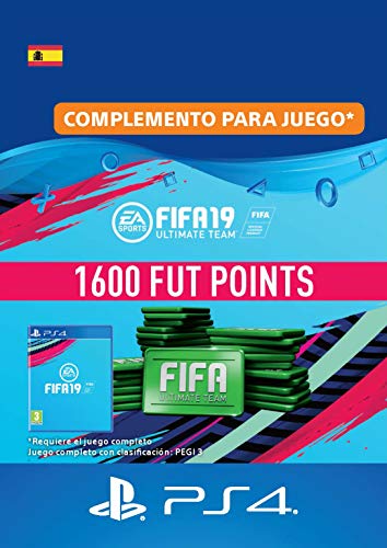 FIFA 19 Ultimate Team - 1600 FIFA Points | Código de descarga PS4 - Cuenta española