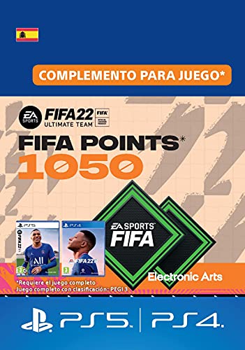 FIFA 22 PlayStation 4 + FIFA 22 Ultimate Team - 1050 FIFA Points | PS4/PS5 Código de descarga Standard - Cuenta española