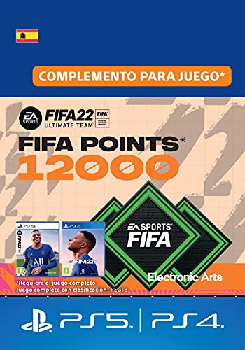 FIFA 22 Ultimate Team - 12000 FIFA Points | Código de descarga PS4/PS5 - Cuenta española