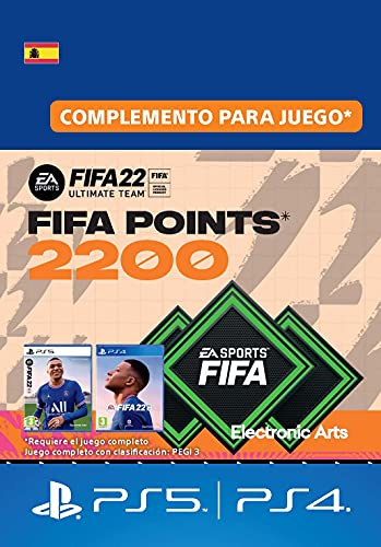 FIFA 22 Ultimate Team - 2200 FIFA Points | Código de descarga PS4/PS5 - Cuenta española