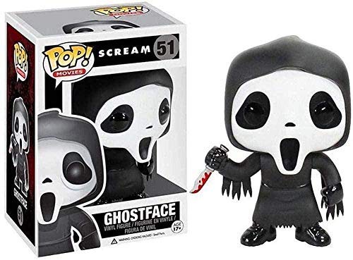 ¡Figura Pop! Scream - Figura de Vinilo Coleccionable de Ghost Face Film Master Ilustración Coleccionable de la Serie de películas de Terror 10cm