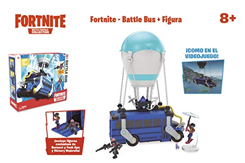 Figuras de acción Famosa- Fortnite Battle Bus + Figura (Giochi Preziosi FRT35000)
