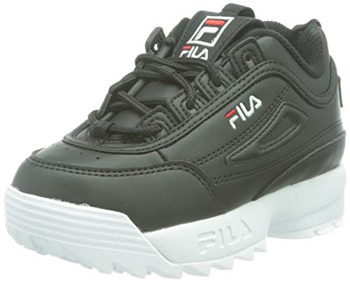 FILA Disruptor kids Zapatilla para Unisex niños, Negro (Black), 35 EU