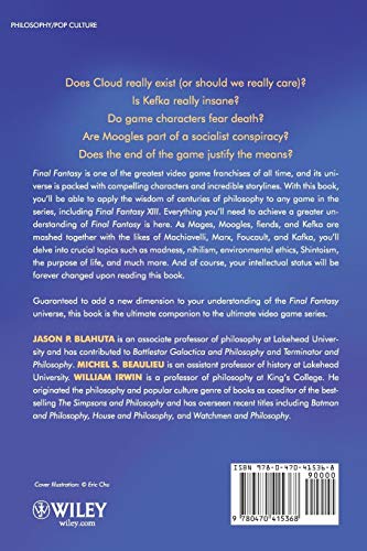 Final Fantasy And Philosophy: The Ultimate Walkthrough: 12 (The Blackwell Philosophy and Pop Culture Series)