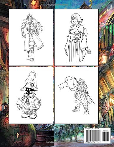 Final Fantasy Coloring Book: Live in the world of Final Fantasy, bring all the favorite characters to life