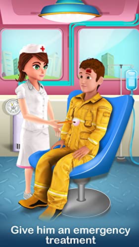 Firefighter Rescue Surgery Simulator - Er Emergency Ambulance Game