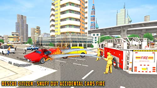Firefighter Truck Driving Simulator : Rescue Games