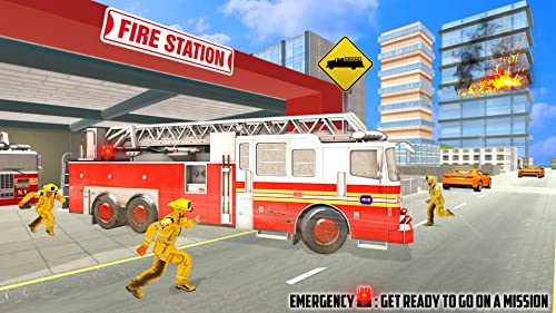 Firefighter Truck Driving Simulator : Rescue Games