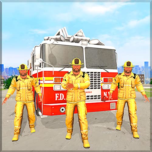 Firefighter Truck Driving Simulator : Rescue Games
