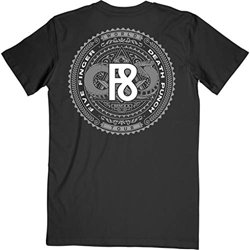 Five Finger Death Punch 'F8 World Tour 2020' (Black) T-Shirt (Small)
