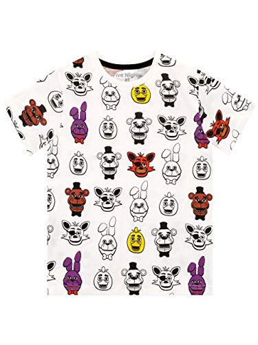 Five Nights at Freddy'S - Camiseta para niño - Five Nights at Freddy'S - 9-10 Años