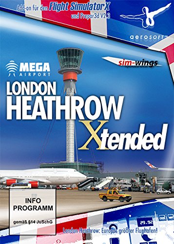 Flight Simulator X - Mega Airport London Heathrow 2013 (Add-On) [Importación alemana]