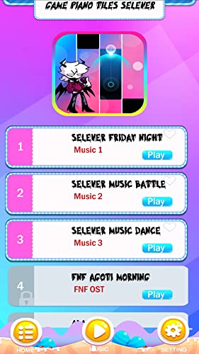 FNF Selever Friday Night Funkin Piano Tiles Game