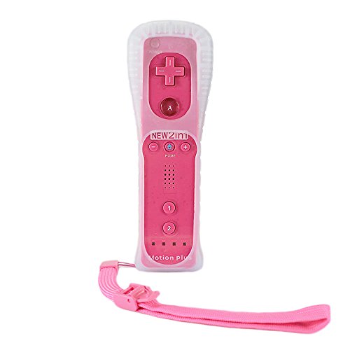 FONCBIEN Mandos a Distancia para Wii , Mando a Distancia De Repuesto con Funda De Silicona y Correa para La Muñeca para Nintendo Wii y Wii U