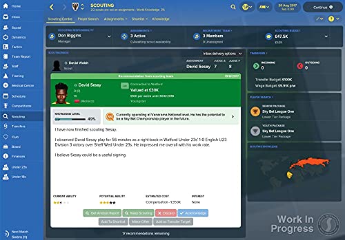 FOOTBALL MANAGER 2018 - Limited Edition ( French ) [Importación francesa]