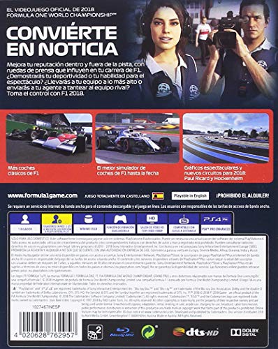 Formula 1 2018 - PlayStation 4