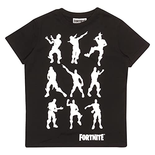 Fortnite Camiseta para niñas de Dancing Emotes | Producto oficial | PS4 PS5 Xbox PC Gamer Gifts, Tween Teen School Girls Gaming Top, ropa para niños, idea de regalo de cumpleaños para niños