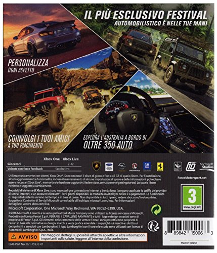 Forza Horizon 3 [Importación Italiana]