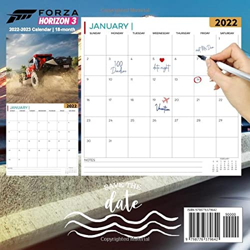 Forza Horizon 3: OFFICIAL 2022 Calendar - Video Game calendar 2022 - Forza Horizon 3 -18 monthly 2022-2023 Calendar - Planner Gifts for boys girls ... games Kalendar Calendario Calendrier). 5
