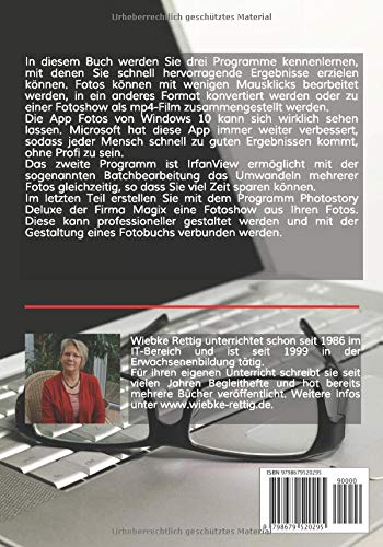 Fotobearbeitung für den Hausgebrauch: Windows-App Fotos, IrfanView und Magix Photostory Deluxe