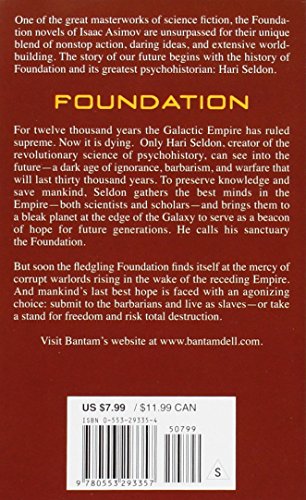 Foundation (Foundation Novels (Paperback)) [Idioma Inglés]: Isaac Asimov: 1