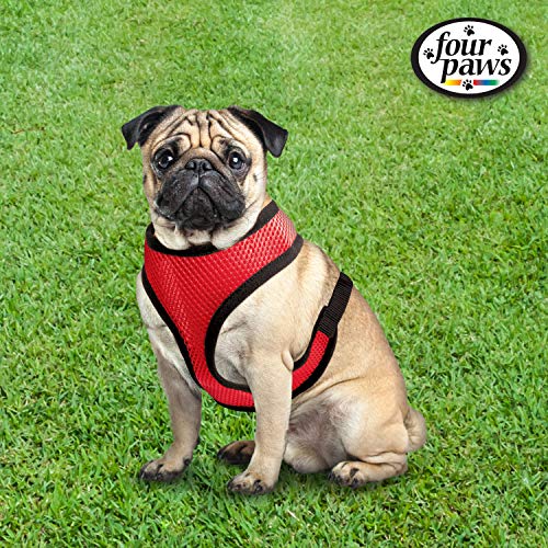 Four Paws Arnés Grande para Perro con Control cómodo Rojo