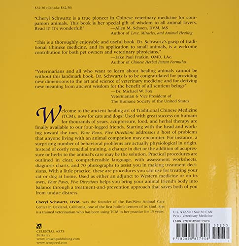 Four Paws, Five Directions: A Guide to Chinese Medicine for Cats and Dogs