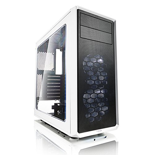 Fractal Design Focus G Midi-Tower Blanco Carcasa de Ordenador - Caja de Ordenador (Midi-Tower, PC, ATX,ITX,Micro-ATX, Blanco, Blanco, Ventiladores de la Caja, Frente)