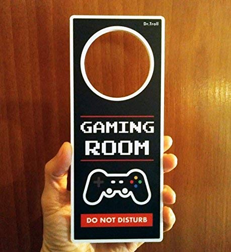 Framan Colgador para Puertas o Poming de Do Not Disturb Modelo Gaming Room