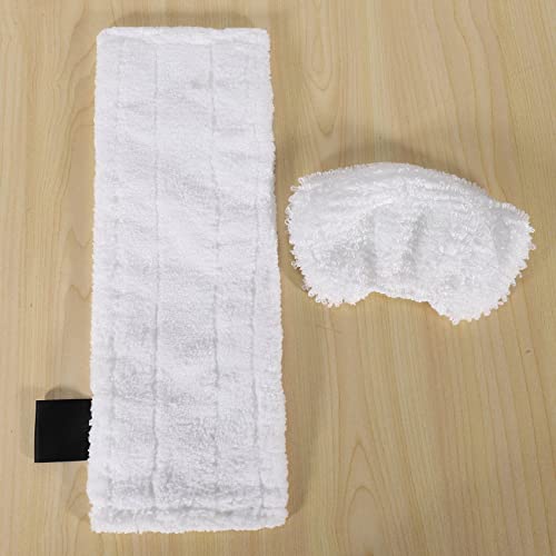 Fransande Paño de microfibra lavable (5 para boquillas de + 5 para boquillas de mano) para limpiadores de vapor EasyFix SC2, SC3, SC4 y SC5