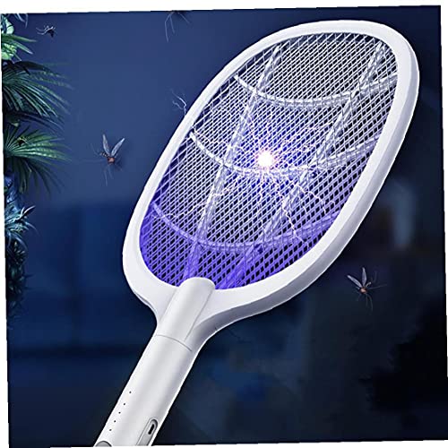 Froiny 1 Pc Mosquitera Eléctrica Swatter USB 1200mah Recargable Mosquito Slap Fly Insecto Matando Herramienta
