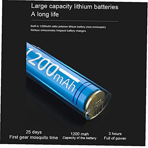 Froiny 1 Pc Mosquitera Eléctrica Swatter USB 1200mah Recargable Mosquito Slap Fly Insecto Matando Herramienta