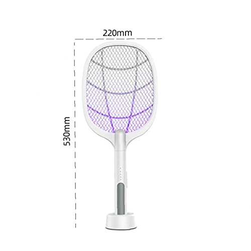 Froiny 1 Pc Mosquitera Eléctrica Swatter USB 1200mah Recargable Mosquito Slap Fly Insecto Matando Herramienta